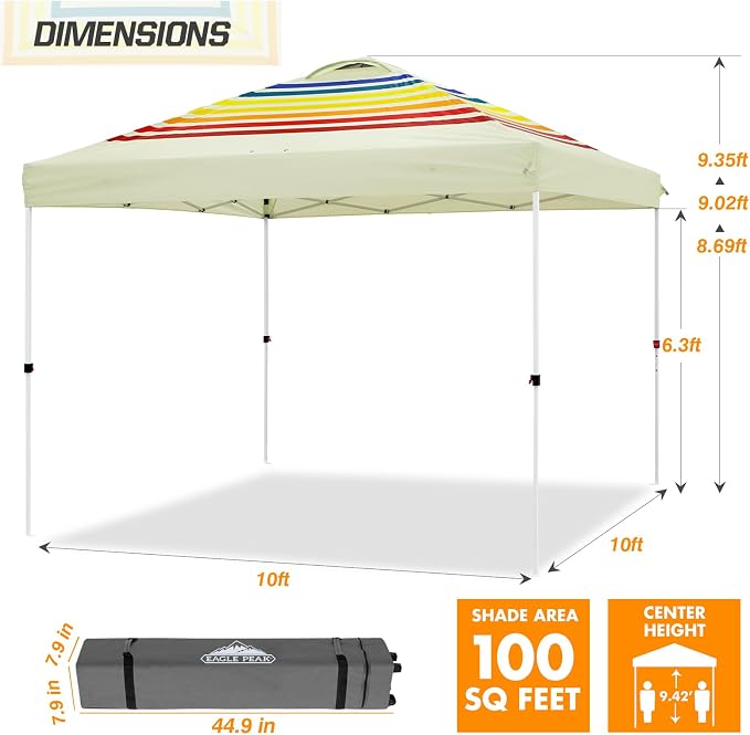 EAGLE PEAK Pop Up Canopy Tent - Image 3