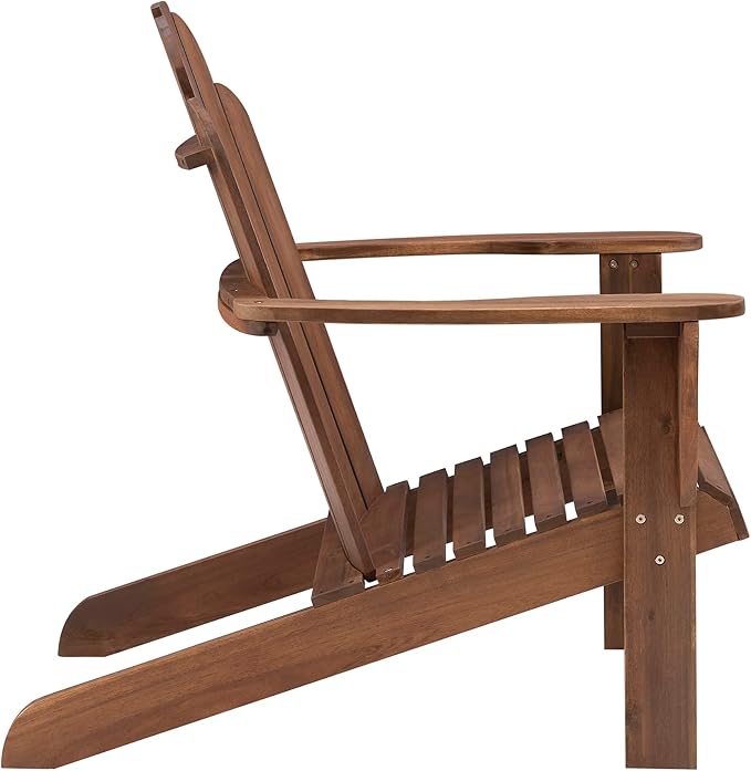 Linon Home Dcor Home Decor Teak Wood Stock Chair, 30.4" wx37.6 dx37.8 h - Image 14