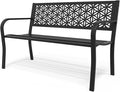 VINGLI 50" Outdoor Bench Metal by VINGLI