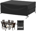 Velway Patio Furniture Cover Outdoor, Waterproof Rectangular Patio Table Chair by Velway