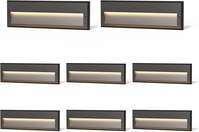 GOODSMANN Low Voltage Step Lights Kits 10.6 Inch Outdoor 12V AC Landscape Stair by GOODSMANN