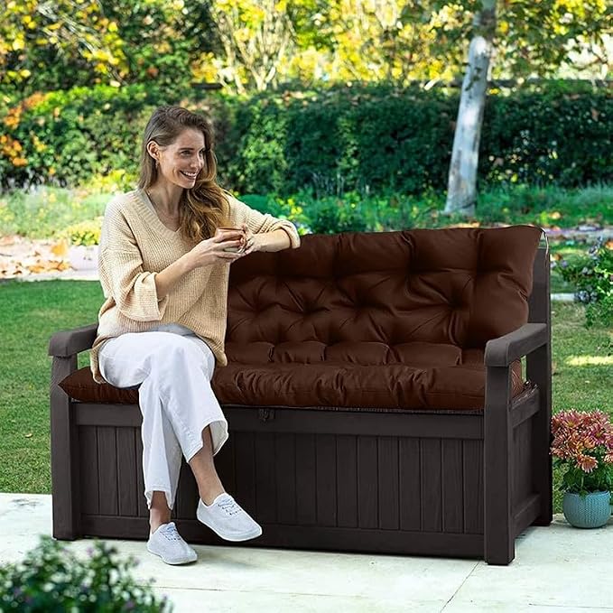 Swing Cushion Replacement Outdoor Porch Waterproof Bench Cushion 2-3 Seater - Image 5