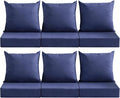 Outdoor Deep Seat Cushion Set, 24x24 Inch Water-Resistant & Fade-Resistant by MuaMelop