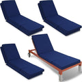 Pinkunn Chaise Lounge Cushion Waterproof Outdoor Lounge Chair Cushions 21 x 72 by Pinkunn