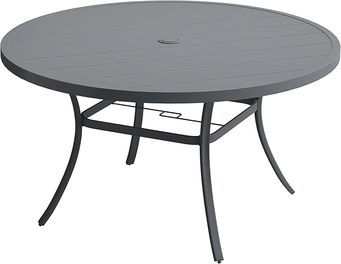 VICLLAX 60" Outdoor Round Patio Table by HOME