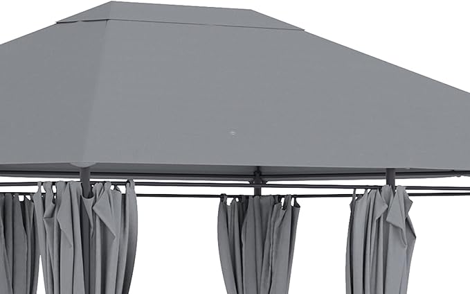 Outsunny 10' x 13' Outdoor Patio Gazebo, Canopy Shelter - Image 9
