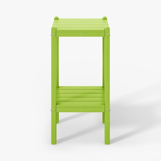 WestinTrends Malibu 36" Outdoor Adirondack HDPE 2-Tier Patio Side Table by WestinTrends