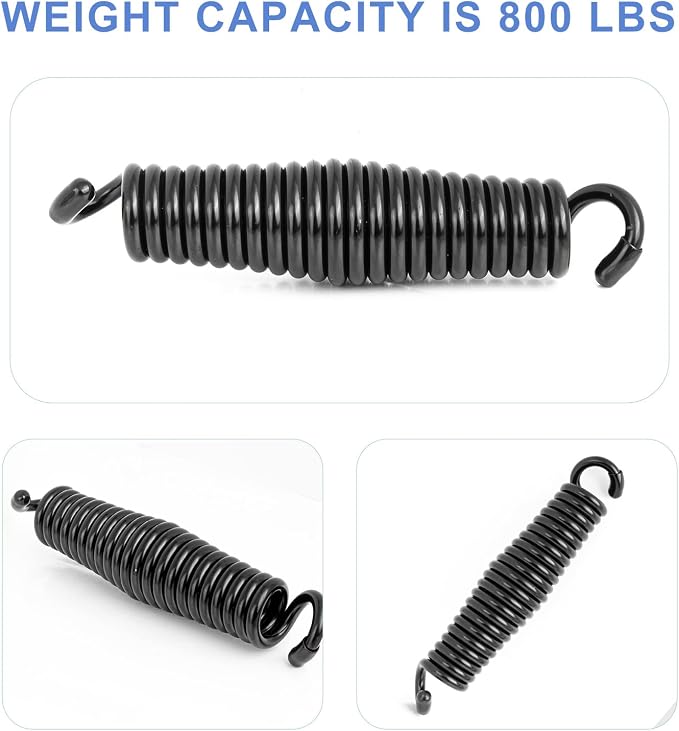 Porch Swing Springs Hammock Chair Spring Hold up to 1600lbs Heavy-Duty Chr-ome - Image 5