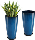 QCQHDU 21 inch Tall Planters for Outdoor & Indoor Plants, Home Decor by QCQHDU