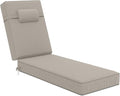 72 x 21 x 4 Inch Olefin Chaise Lounge Cushions, Lounge Chair Cushions by Unknown