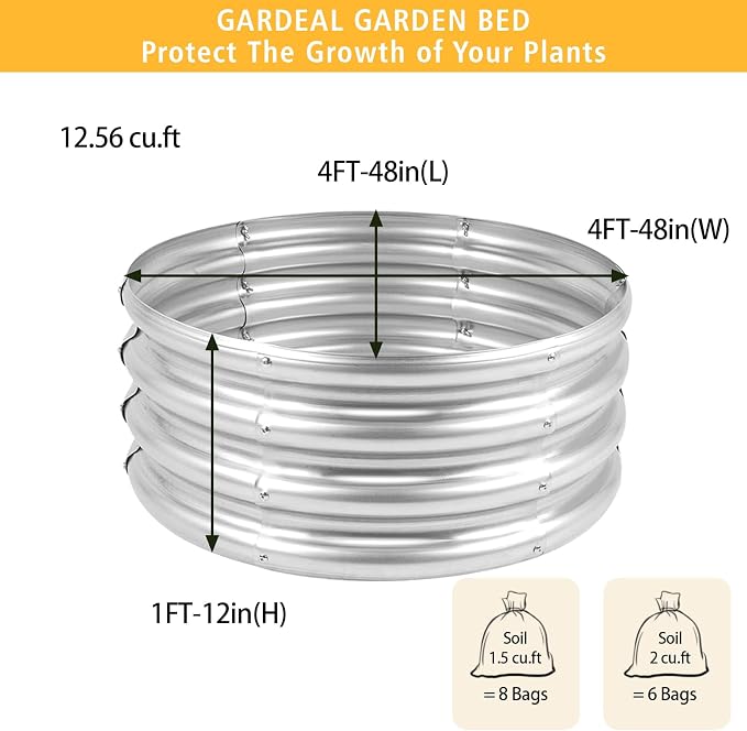 Garden Galvanized Raised Garden Bed Kit - Image 2