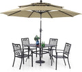 PHI VILLA Patio Dining Set 5 pcs by PHIVILLAThepioneerofcomfortablehouseholdsupplies