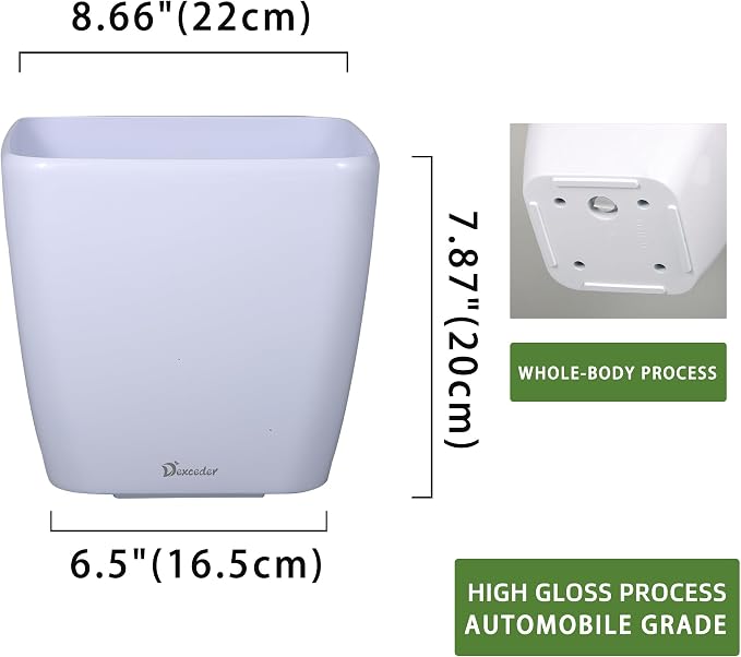 Dexceder 9x8 Self Watering Planter Indoor Outdoor, Inner Mat Design, Thickened - Image 3