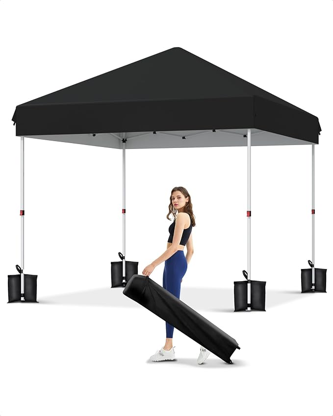 Garvee 10x10 Pop Up Canopy Tent, Heavy Duty Commercial Instant Shelter by Garvee
