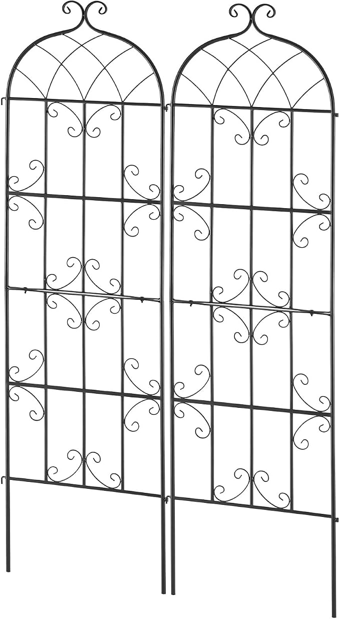 VEVOR 71 x 20 in, 2 Packs Rustproof Metal Garden Flower Trellis, Outdoor - Image 9