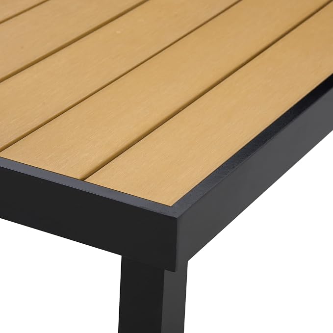 Outsunny 75" x 35" Outdoor Dining Table - Image 9