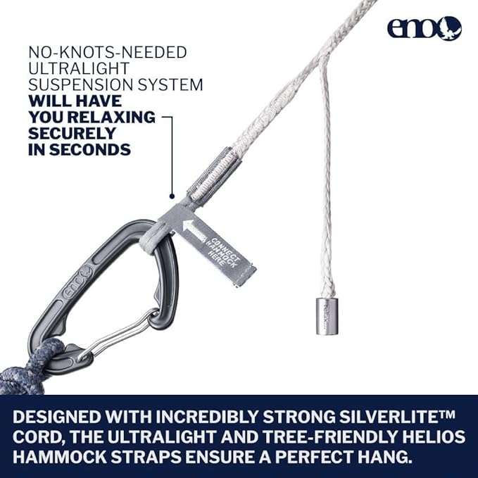 ENO, Eagles Nest Outfitters Helios Ultralight Hammock Straps Suspension System - Image 2
