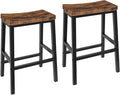HOOBRO Bar Stools, 23.6 Inch Saddle Stools, Kitchen Counter Seat by HOOBRO