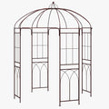 Giantex Birdcage Shape Garden Arbor, 8.4ft High x 7ft Wide, Metal Gazebo Arch by Giantex