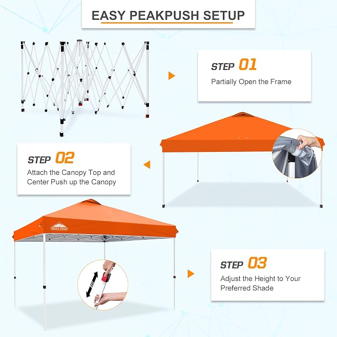 EAGLE PEAK Pop Up Canopy Tent - Image 2