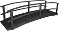 12 FT Black Amish Made Garden Bridge by Unknown