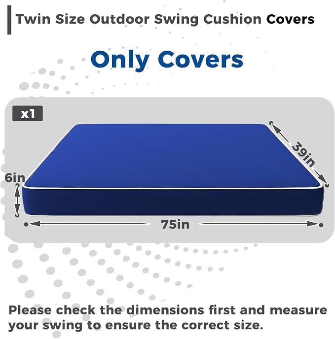Outdoor Twin Porch Mattress Cover Waterproof, 6inch Outdoor Mattress Cover - Image 2