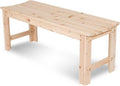 Shine Company Outdoor Wooden Backless Patio Garden Bench, 4 Ft by ShineCompany