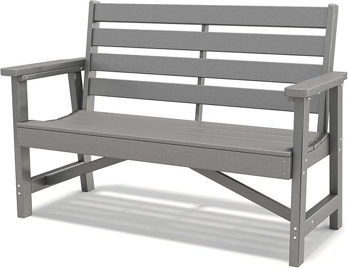 GREENVINES Outdoor Bench | HDPE | Garden Benches | All Weather | by GreenVines