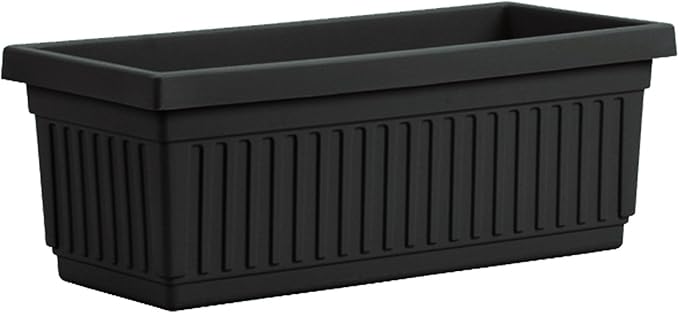 HC Companies 30 Inch Long Fluted Plastic Venetian Garden Window Container - Image 2