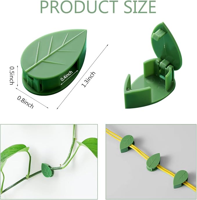 40 Pcs Plant Climbing Wall Fixture Clips Self-Adhesive Hook Vines Traction - Image 2