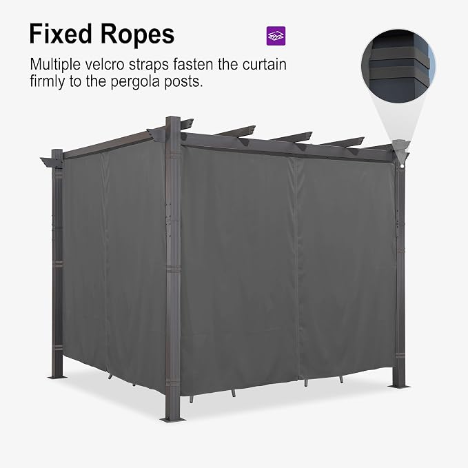 PURPLE LEAF 10' X 10' Outdoor Pergola - Image 2