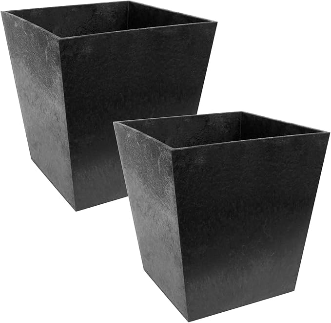 Tierra Verde 2-Pack Indoor & Outdoor Self-Watering Square Planters by TierraVerde