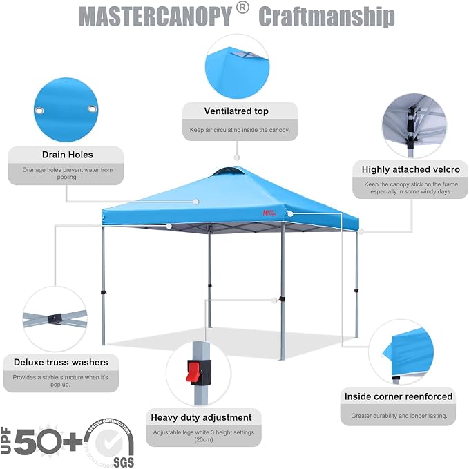 MASTERCANOPY Durable Pop-up Canopy Tent - Image 3