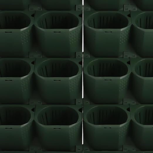 Self Watering Planters with Timer and Rain Sensor, 36-Pocket Wall Mounted - Image 9