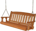 Amish Casual Heavy Duty Mission Treated Porch Swing, Cedar Stain, 8Ft Chains by AmishCasual