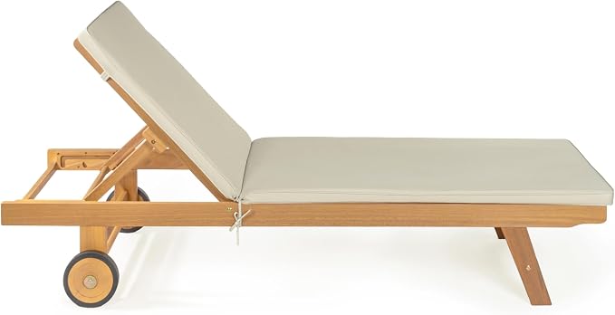 JONATHAN Y LNG1000E Mallorca 77.56"x23.62" Modern Classic Adjustable Acacia - Image 10