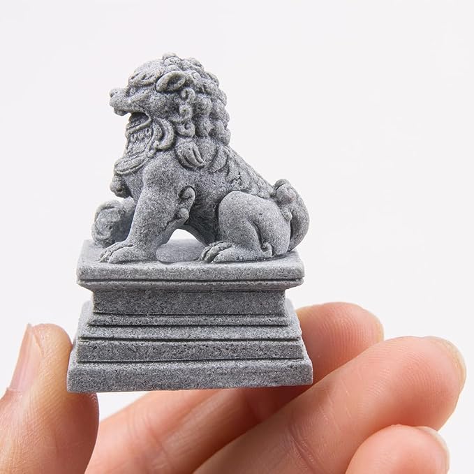 ZORZA 1Set Mini Chinese-Style Sandstone Figurines Enchanting Garden Bridge - Image 6