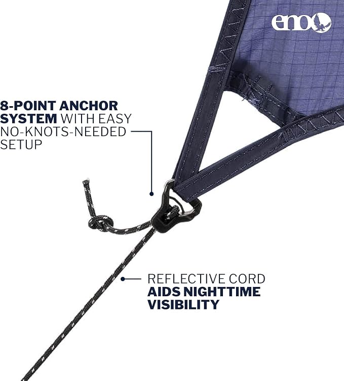 ENO, Eagles Nest Outfitters DryFly Rain Tarp, Ultralight Hammock Accessory - Image 4