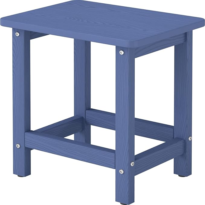 Weatherproof Outdoor Side Table, HDPE Small Outdoor Table by BIVODA