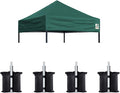 Eurmax USA Pop Up Canopy Replacement Canopy Tent Top Cover, Instant Canopy Top by Eurmax