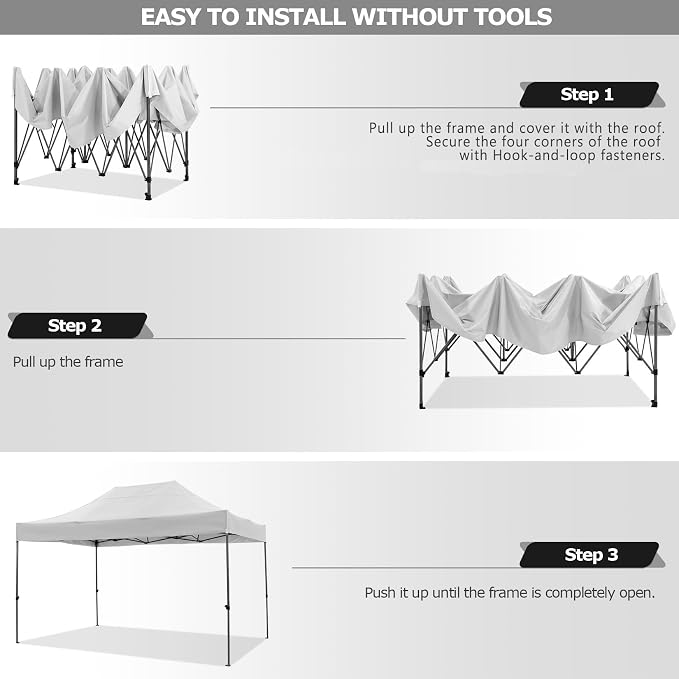 COBIZI 10x15 Pop Up Canopy - Image 5