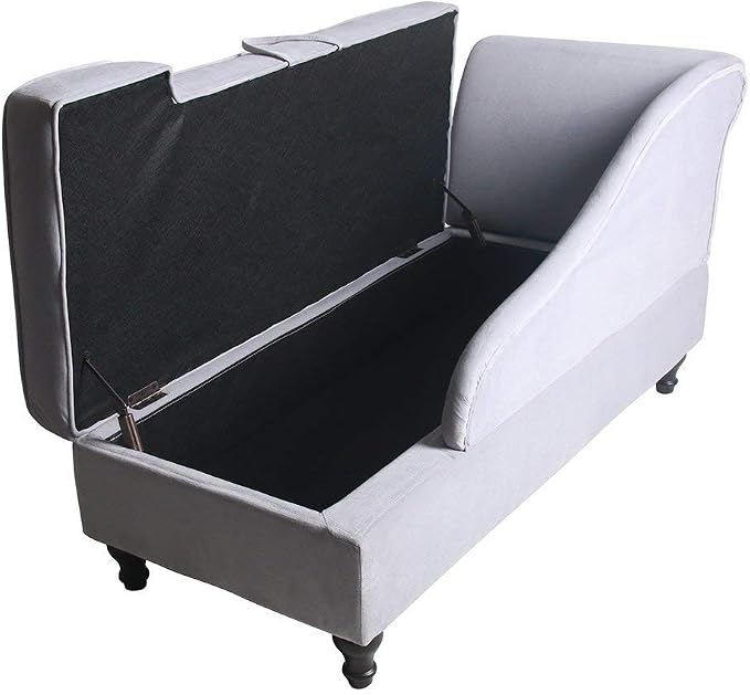 Yongqiang Storage Chaise Lounge Indoor Upholstered Sofa Recliner Lounge Chair - Image 5