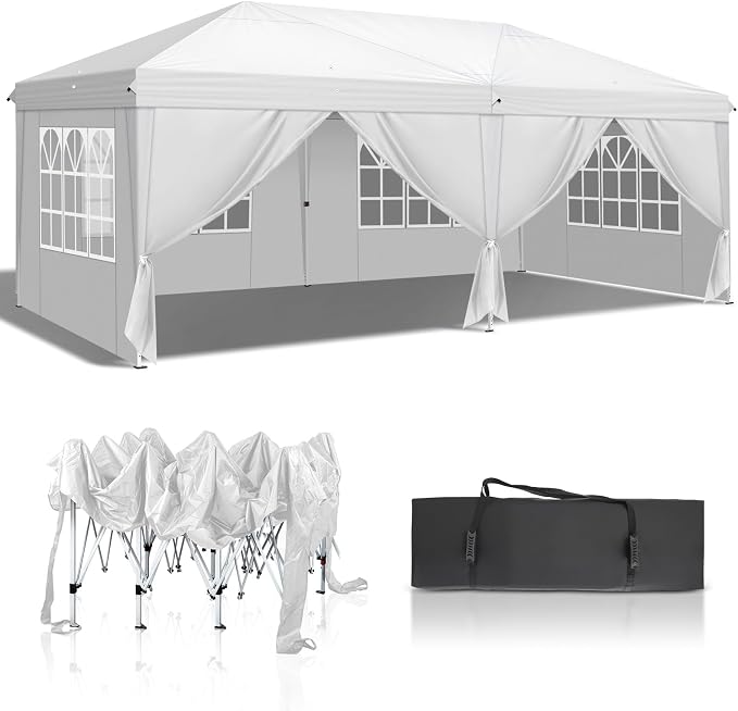 VINGLI 10x20 ft Pop Up Canopy Tent by VINGLI