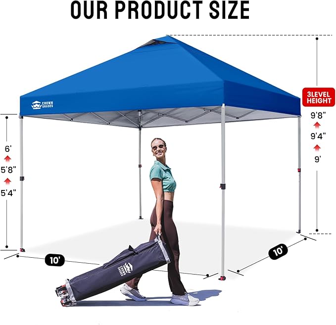CROWN SHADES 10x10 Pop Up Canopy - Image 6