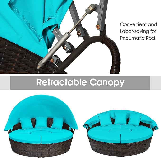 Tangkula Patio Round Daybed - Image 7