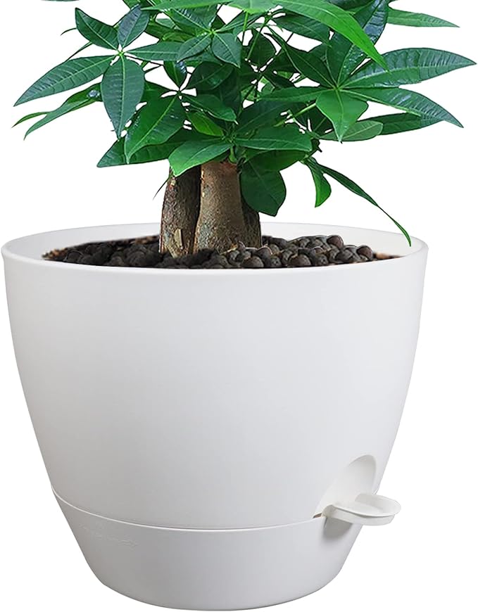 12inch Self Watering Pots, Plastic Planters by UOUZ