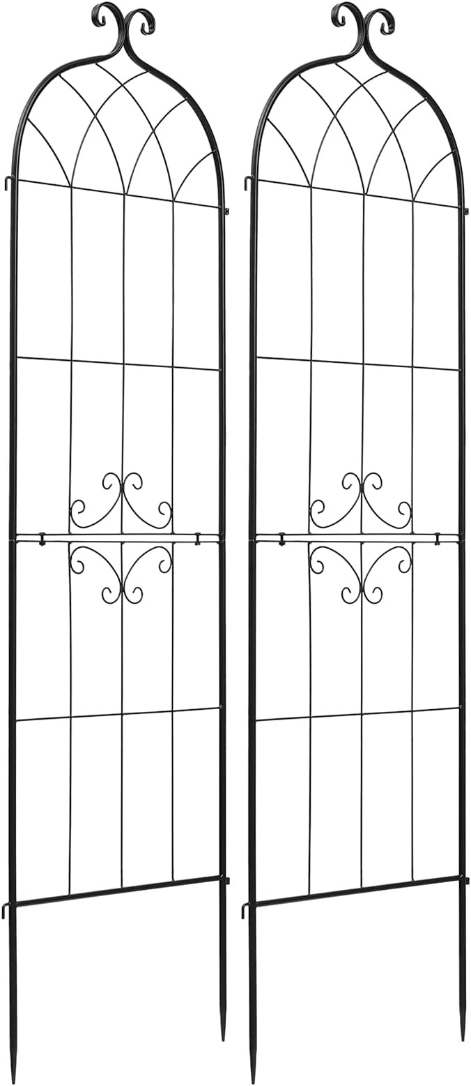 VEVOR Garden Trellis, 71 x 20 inch Rose Trellis, 2 Packs Garden Flower Rose - Image 9