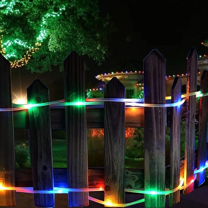 Solar Rope Lights 39FT IP65 Waterproof Outdoor Lights LED Copper Fairy String - Image 8