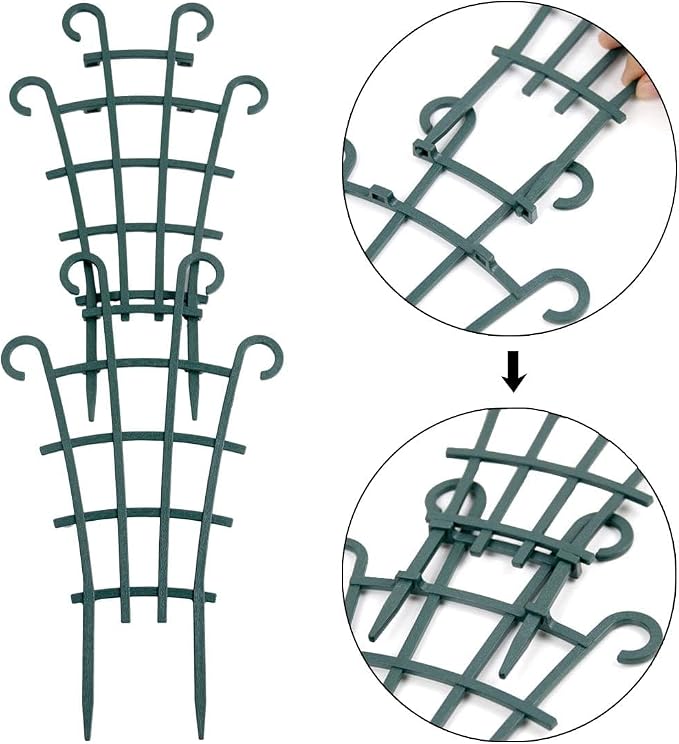 Trellis for Potted Plants, Stackable Small Indoor Plant Trellis for Climbing - Image 4