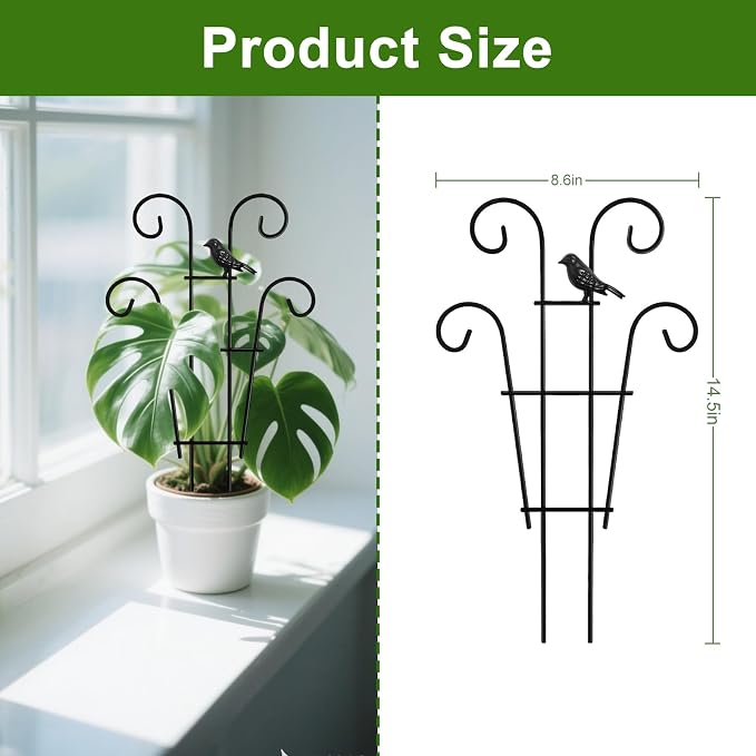 Coomin 14.5 Bird Indoor Plant Trellis - Image 2